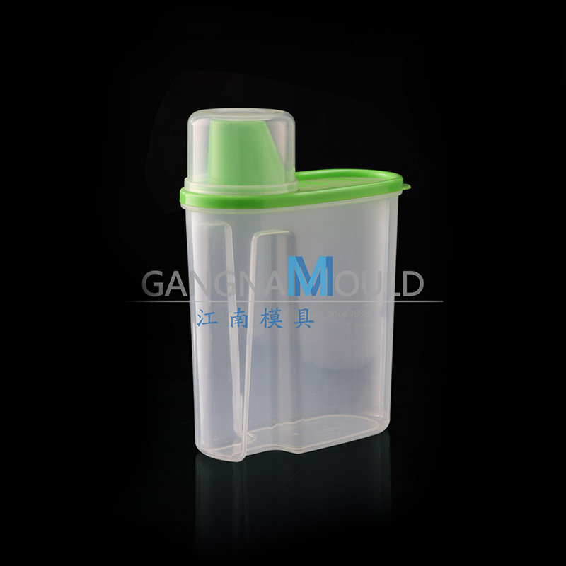 JN-389 Dry Food Flour Cereal Dispenser Kitchen Storage Plastic Tank Mold