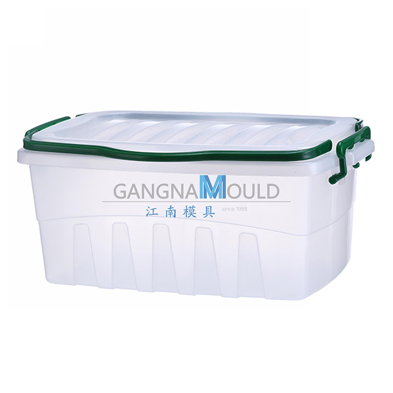 JN-451 Transparent plastic storage box injection mold
