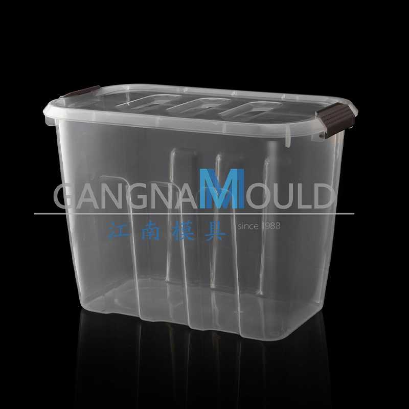 JN-449 Transparent plastic storage box injection mold