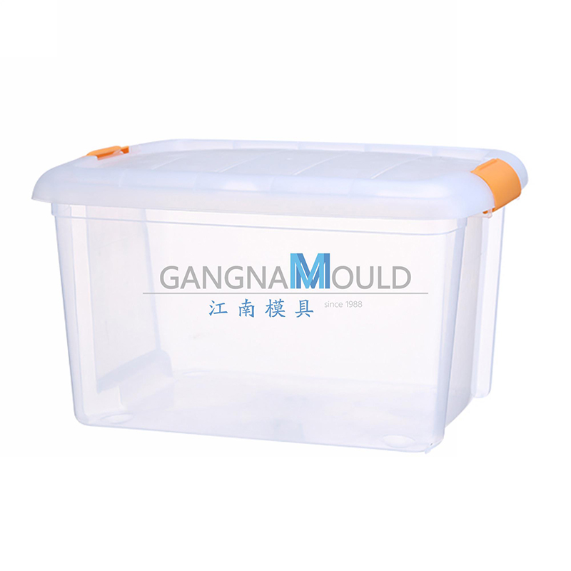JN-450 Transparent plastic storage box injection mold