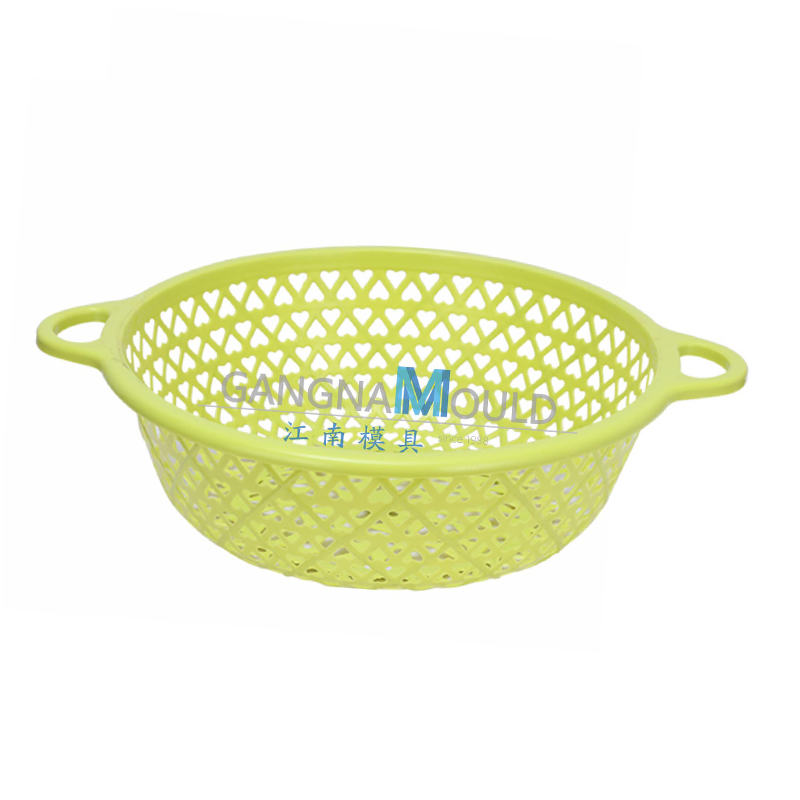 JN-429 Plastic hollow kitchen vegetable wash basket injection mold
