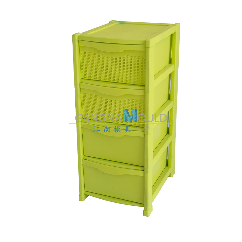 JN-005 Injection molded storage cabinet drawer mold
