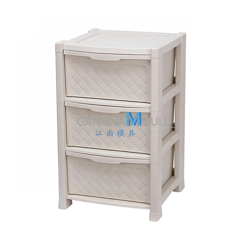 JN-004 Injection molded storage cabinet drawer mold