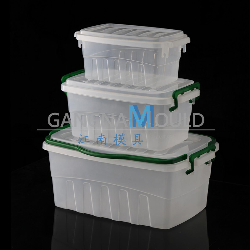 JN-448 Transparent plastic storage box injection mold