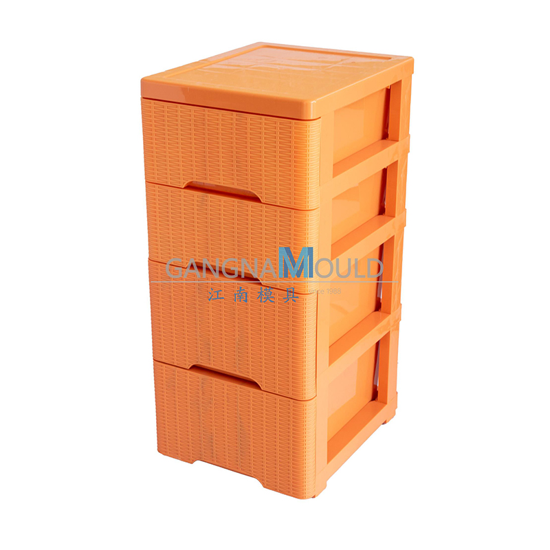 JN-002 Injection molded storage cabinet drawer mold