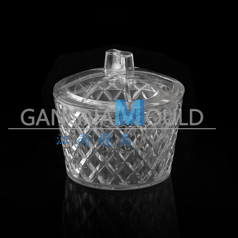 JN-390 Plastic transparent kitchen storage bottle candy jar mold