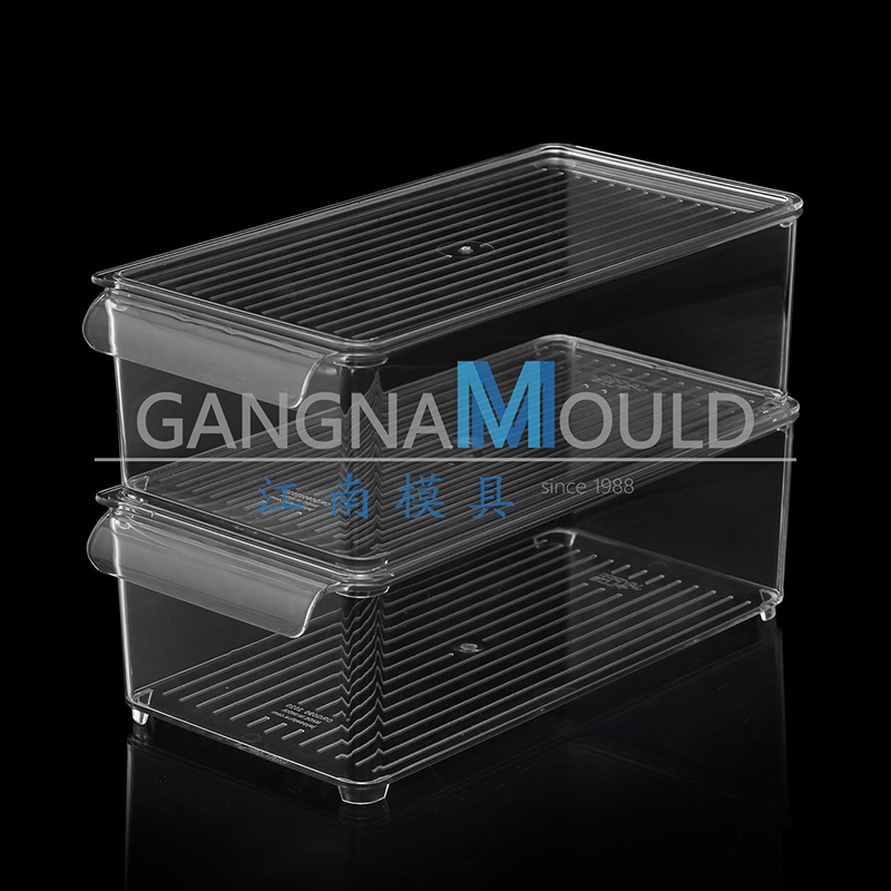 JN-404 Transparent plastic drawer refrigerator storage box mold
