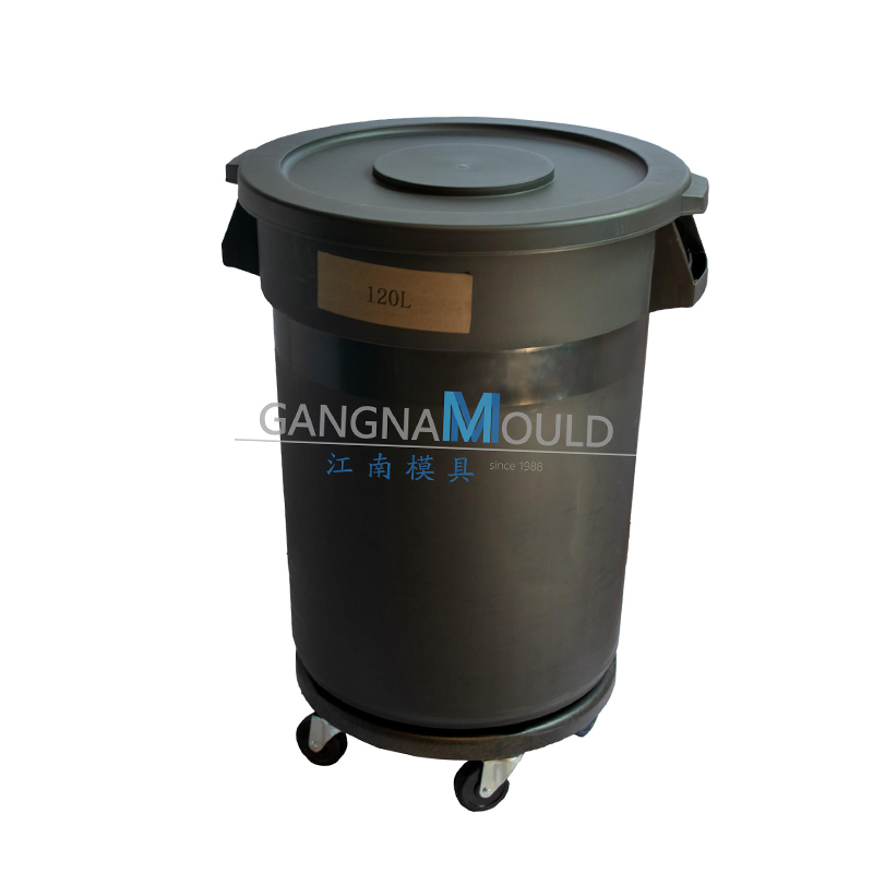 JN-207 Outdoor wheel recycling trash can mold