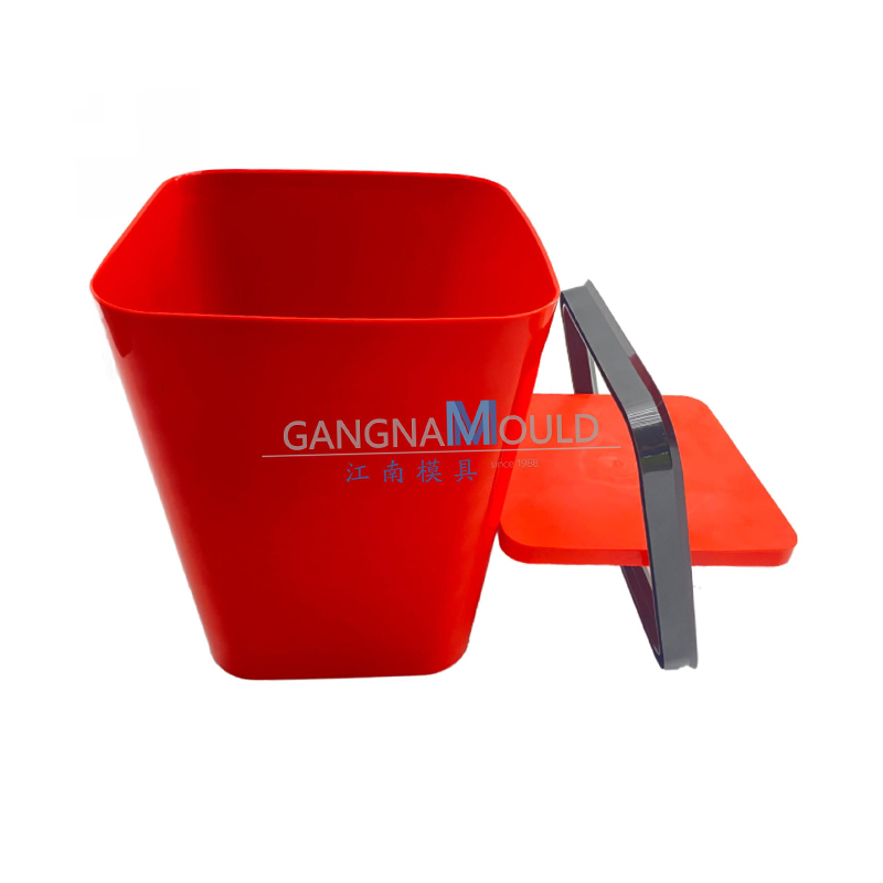 JN-238 Rectangular plastic trash can injection mold