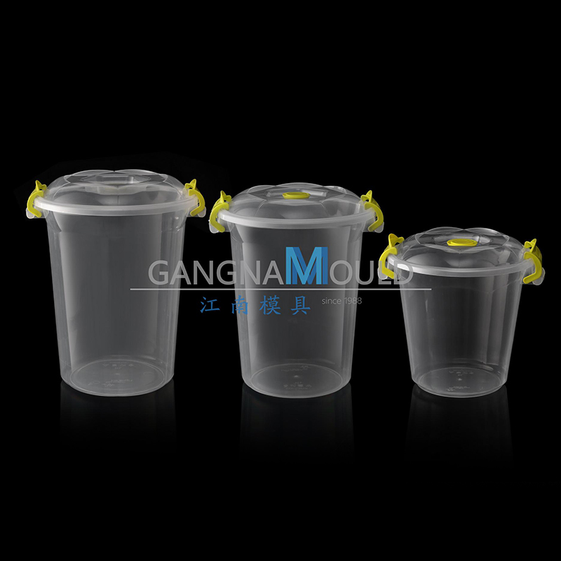 JN-267 Round plastic sealed food storage container mold