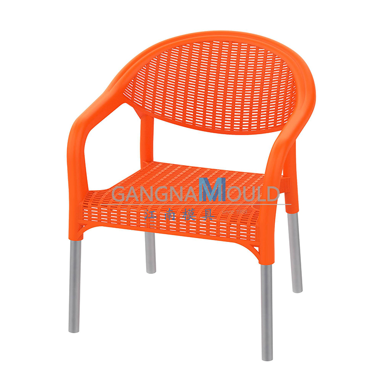 JN-156 Garden Plastic Wicker Chair Injection Mold