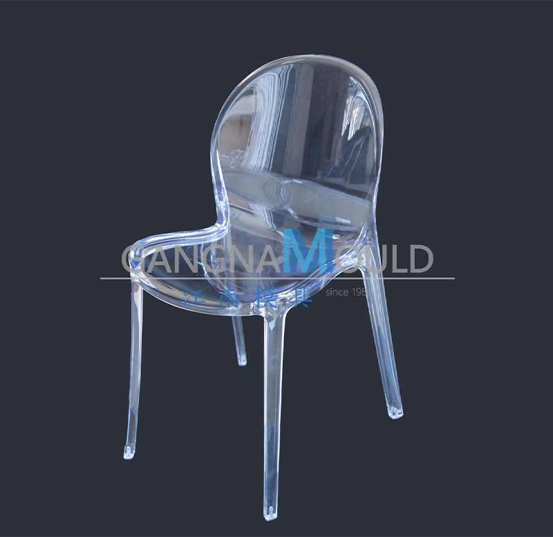 JN-114 Plastic injection molding wedding transparent PC crystal chair mold