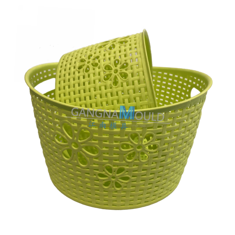 JN-318 Imitation rattan weaving household storage basket mold