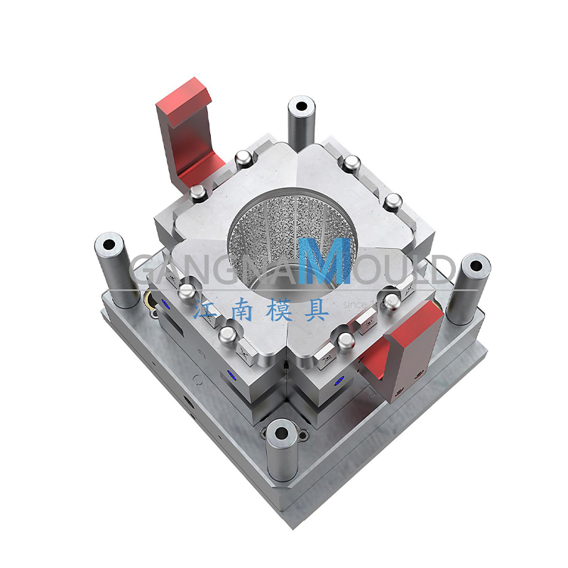 JN-252 Plastic round trash can injection mold