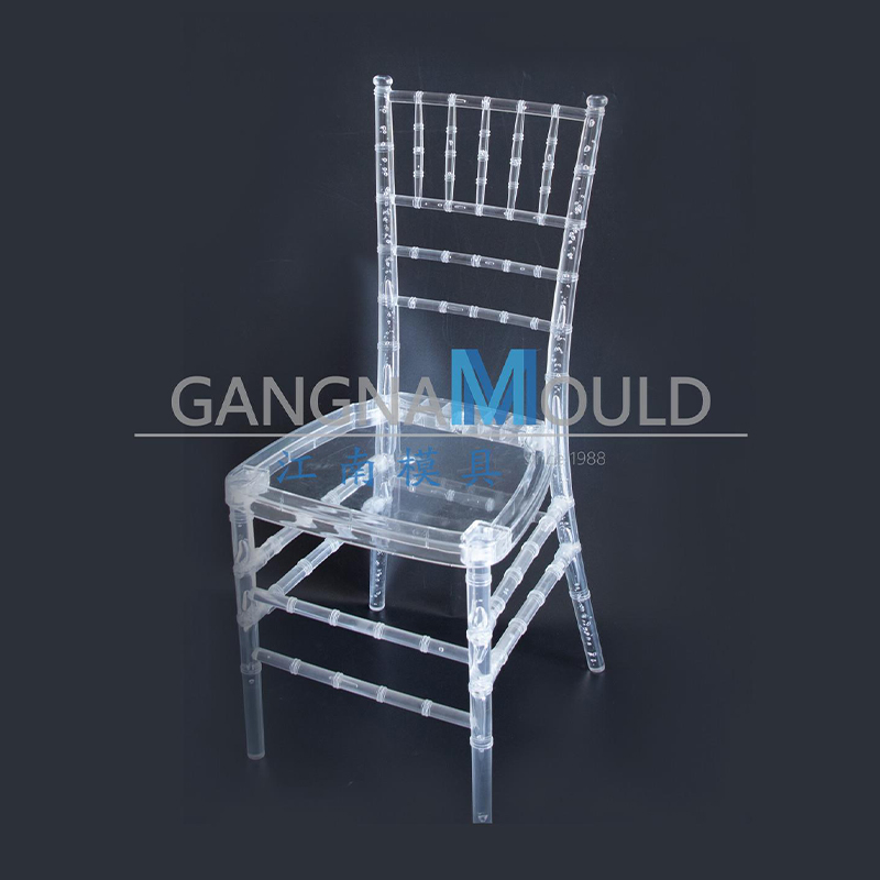 JN-119 Plastic injection molding wedding transparent PC crystal chair mold
