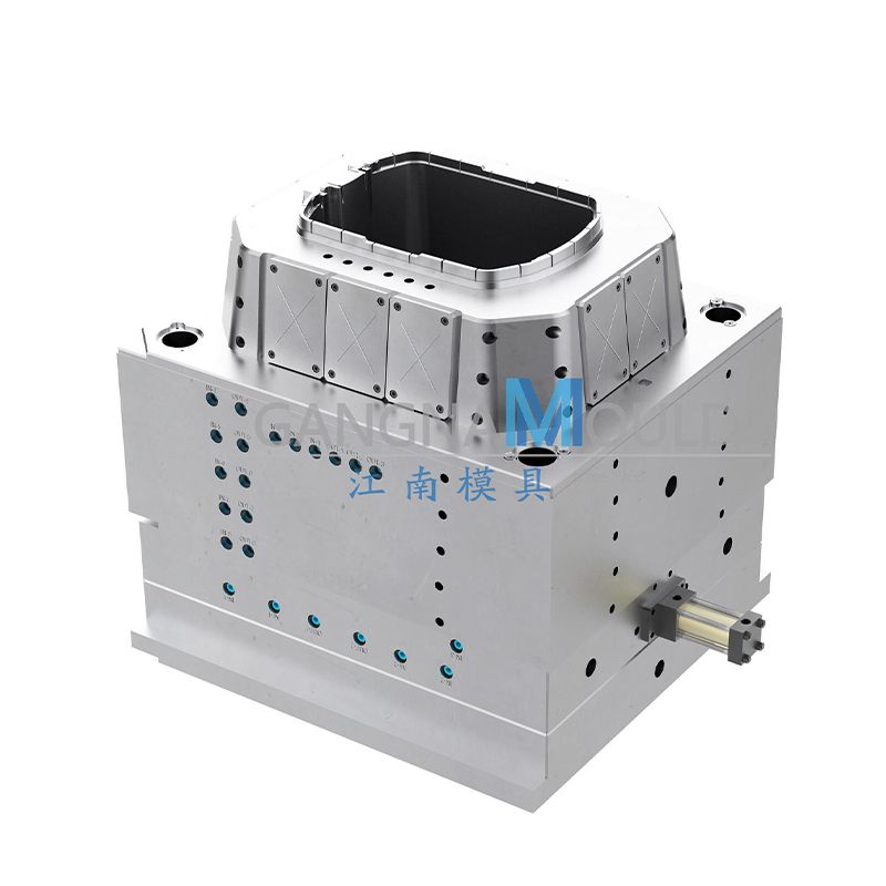 JN-253 Precision pedal trash can injection mold