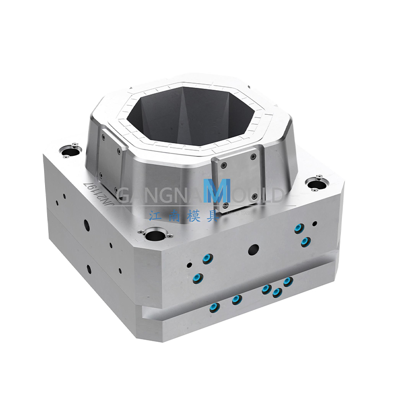 JN-257 Creative Diamond-shaped Plastic Trash Can Injection Mold