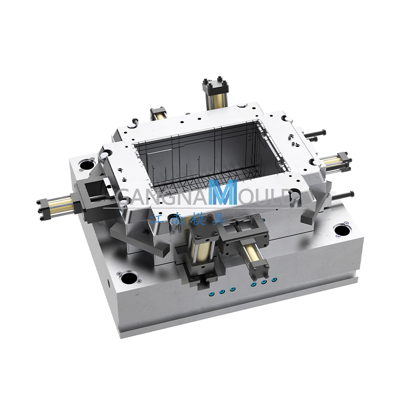 JN-054 Plastic turnover box injection mold