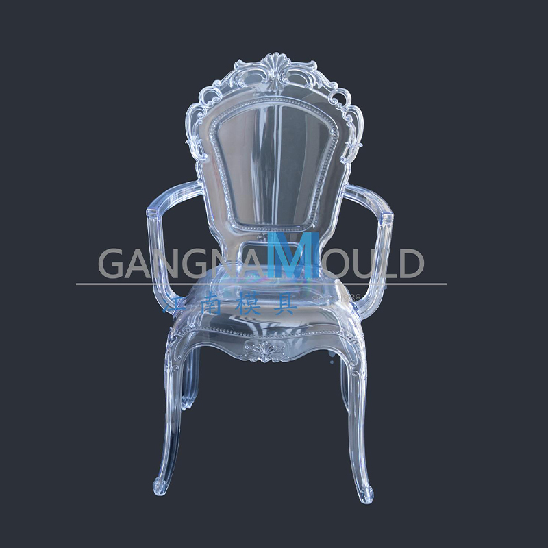 JN-117 Plastic injection molding wedding transparent PC crystal chair mold