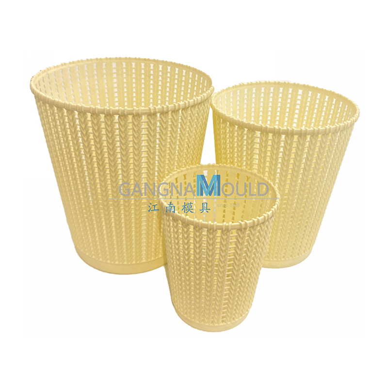 JN-247 Simple PP plastic trash can mold