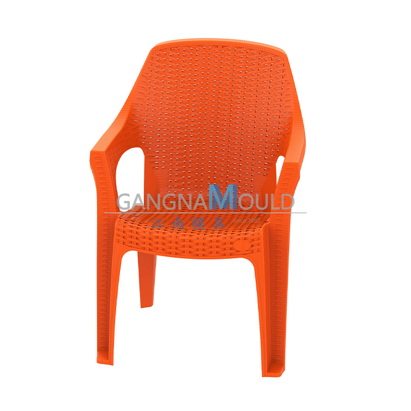 JN-155 Garden Plastic Wicker Chair Injection Mold