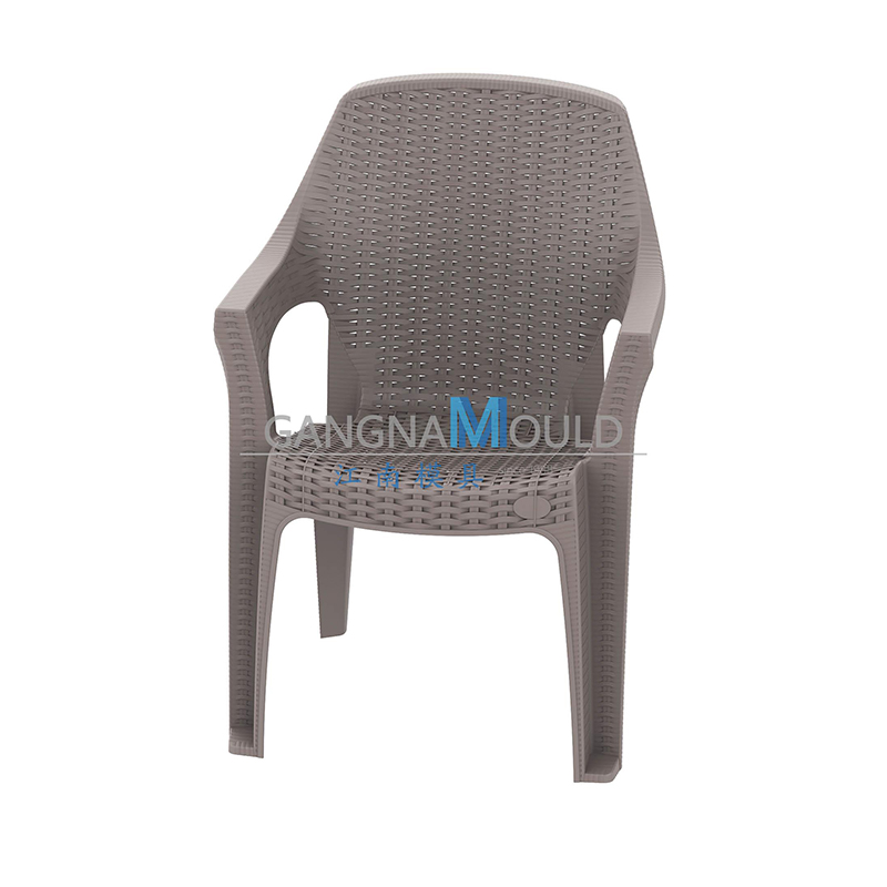 JN-149 Garden Plastic Wicker Chair Injection Mold