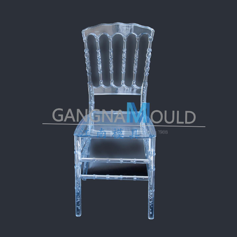 JN-112 Plastic injection molding wedding transparent PC crystal chair mold