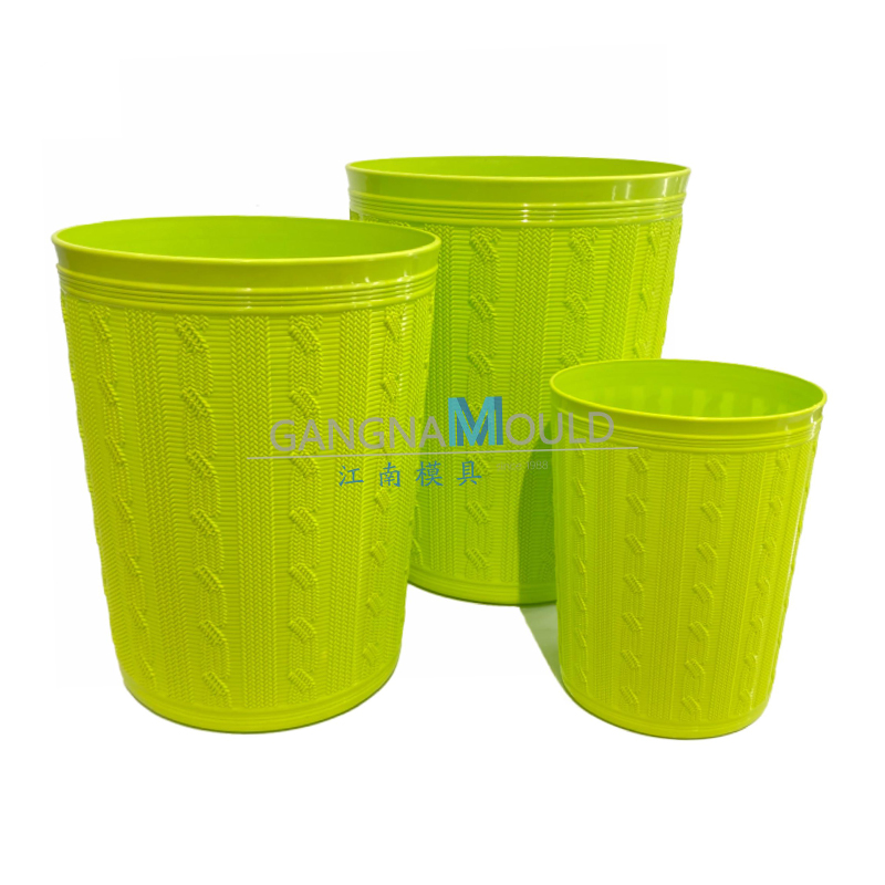 JN-242 Simple PP plastic trash can mold