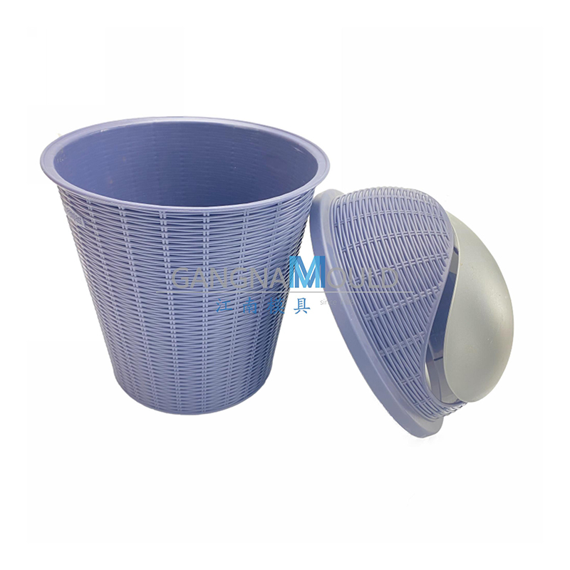 JN-248 Simple PP plastic trash can mold