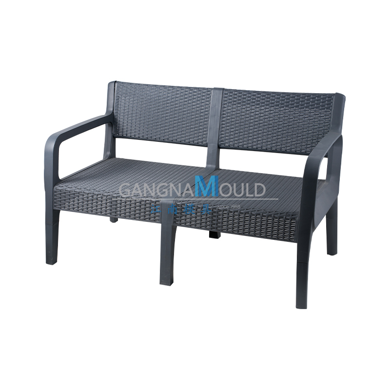 JN-619 Imitation rattan garden sofa injection mold