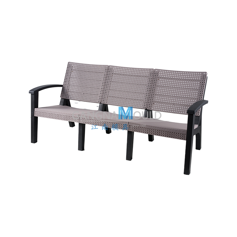 JN-621 Imitation rattan garden sofa injection mold