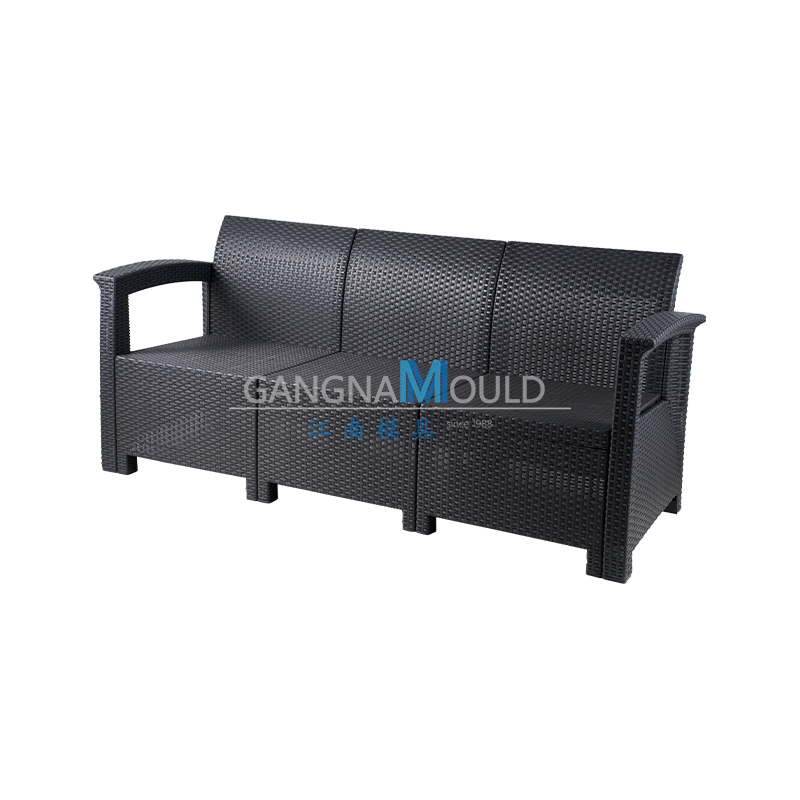 JN-622 Imitation rattan garden sofa injection mold