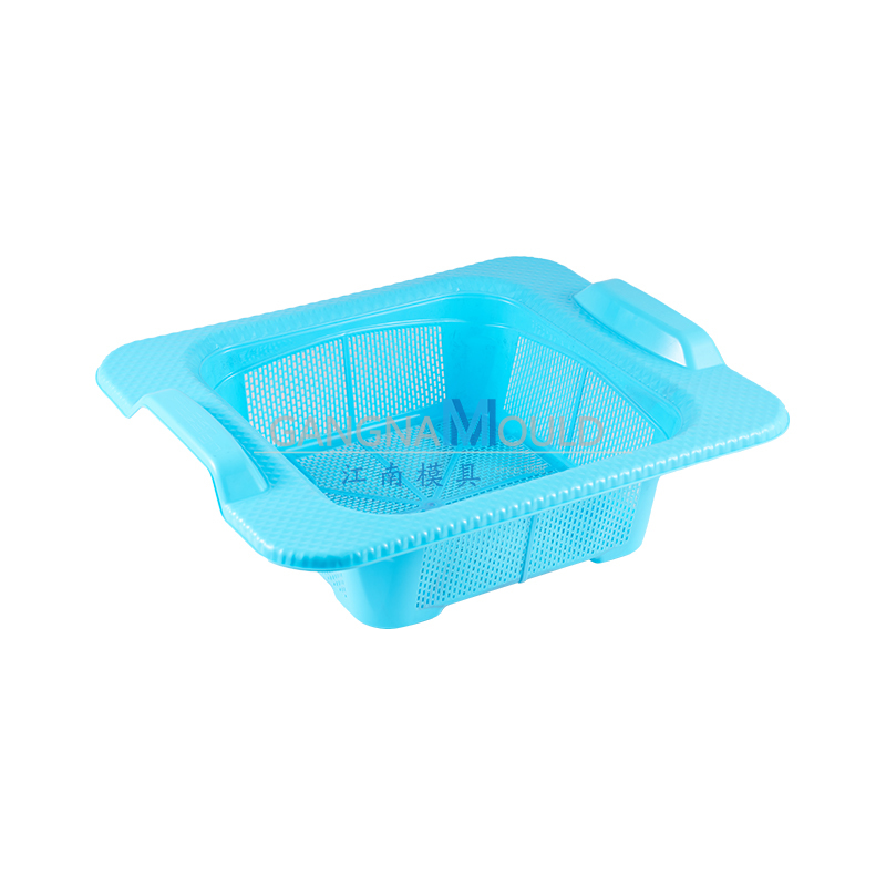 JN-502 Plastic hollow kitchen vegetable wash basket injection mold